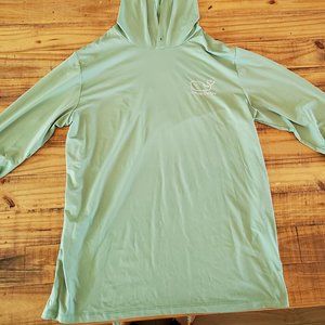 Vineyard Vines mens performance hoodie long sleeve pullover tee size L